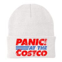 Distressed Panic At The Costco Funny Meme Beanie