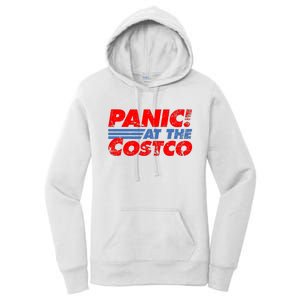 Distressed Panic At The Costco Funny Meme Women's Pullover Hoodie