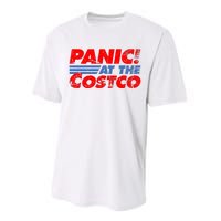 Distressed Panic At The Costco Funny Meme Performance Sprint T-Shirt