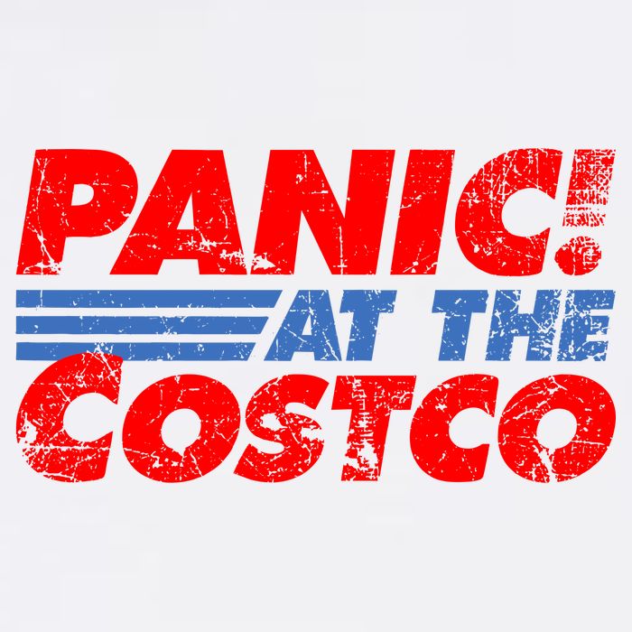 Distressed Panic At The Costco Funny Meme Poster