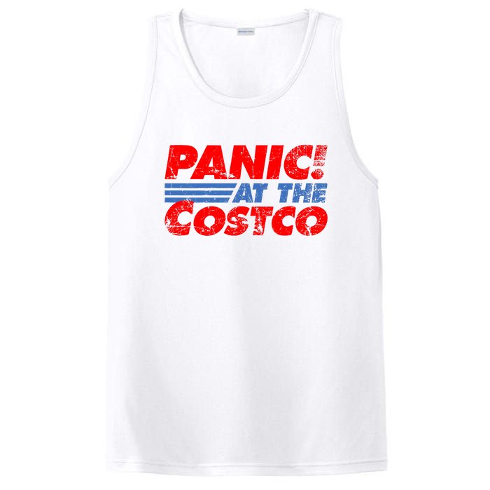 Distressed Panic At The Costco Funny Meme PosiCharge Competitor Tank