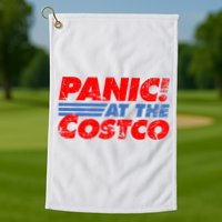 Distressed Panic At The Costco Funny Meme Golf Towel