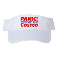 Distressed Panic At The Costco Funny Meme Valucap Bio-Washed Visor