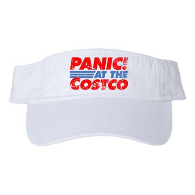 Distressed Panic At The Costco Funny Meme Valucap Bio-Washed Visor