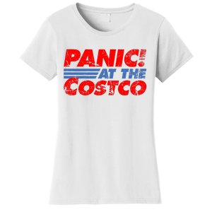 Distressed Panic At The Costco Funny Meme Women's T-Shirt