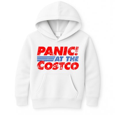 Distressed Panic At The Costco Funny Meme Kids Hoodie