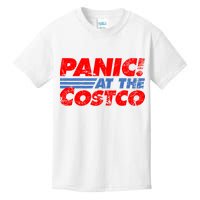 Distressed Panic At The Costco Funny Meme Kids T-Shirt