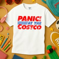 Distressed Panic At The Costco Funny Meme Kids T-Shirt
