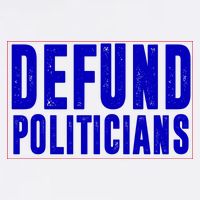 Defund Politicians Anti Government Political Garment-Dyed Heavyweight T-Shirt