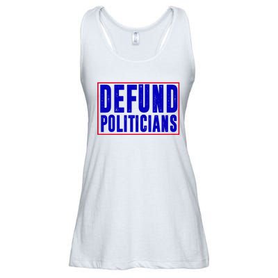 Defund Politicians Anti Government Political Ladies Essential Flowy Tank