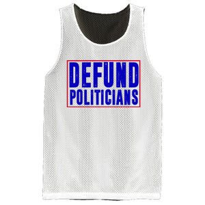 Defund Politicians Anti Government Political Mesh Reversible Basketball Jersey Tank