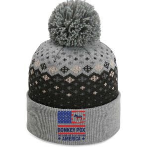 Donkey Pox Anti Democrat The Baniff Cuffed Pom Beanie