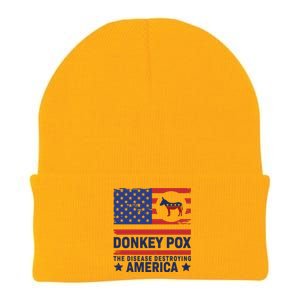 Donkey Pox Anti Democrat Knit Cap Winter Beanie