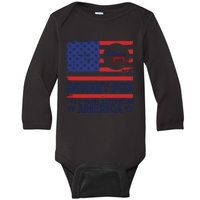 Donkey Pox Anti Democrat Baby Long Sleeve Bodysuit