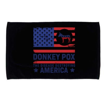 Donkey Pox Anti Democrat Microfiber Hand Towel