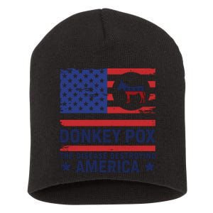 Donkey Pox Anti Democrat Short Acrylic Beanie