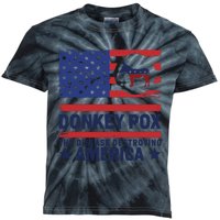 Donkey Pox Anti Democrat Kids Tie-Dye T-Shirt