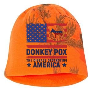 Donkey Pox Anti Democrat Kati - Camo Knit Beanie