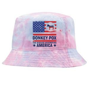 Donkey Pox Anti Democrat Tie-Dyed Bucket Hat