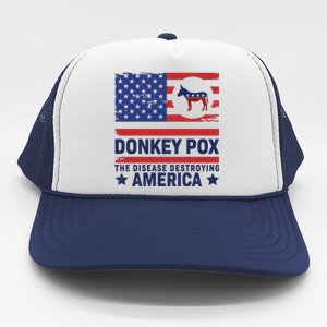 Donkey Pox Anti Democrat Trucker Hat