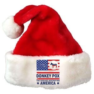 Donkey Pox Anti Democrat Premium Christmas Santa Hat