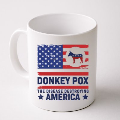 Donkey Pox Anti Democrat Coffee Mug