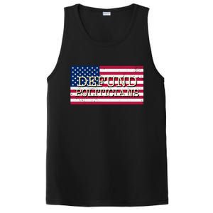 Defund Politicians American Flag PosiCharge Competitor Tank