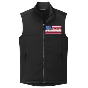 Defund Politicians American Flag Collective Smooth Fleece Vest