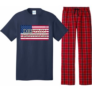 Defund Politicians American Flag Pajama Set