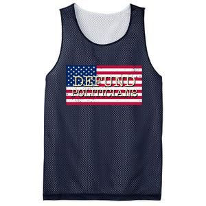 Defund Politicians American Flag Mesh Reversible Basketball Jersey Tank