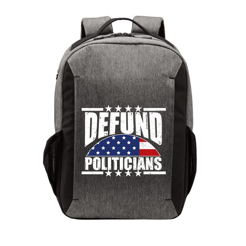 Defund Politicians American USA Flag Vector Backpack