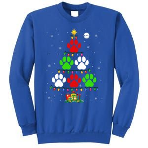 Dog Paws As Christmas Tree Matching Dog Lover Owner Family Great Gift Sweatshirt