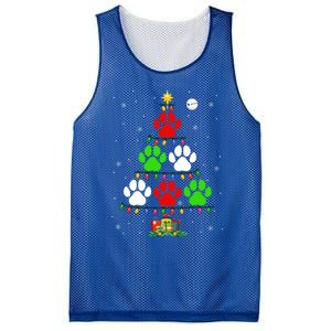 Dog Paws As Christmas Tree Matching Dog Lover Owner Family Great Gift Mesh Reversible Basketball Jersey Tank