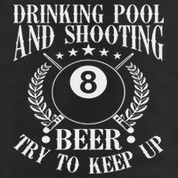 Drinking Pool And Shooting Beer Funny Billiards Gift Present Adult Drive Performance Visor