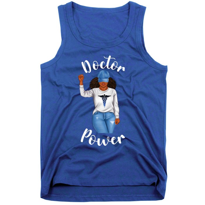 Doctor Power African American Dr Black Cool Cute Gift Tank Top