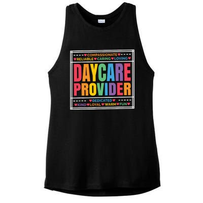 Daycare Provider And Childcare Provider Ladies PosiCharge Tri-Blend Wicking Tank