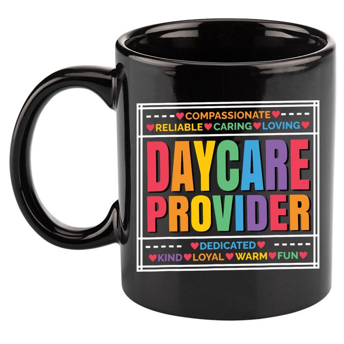 Daycare Provider And Childcare Provider 11oz C Handle Ceramic Mug
