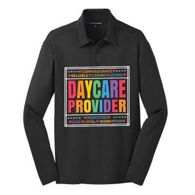 Daycare Provider And Childcare Provider Silk Touch Performance Long Sleeve Polo