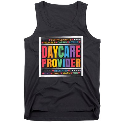 Daycare Provider And Childcare Provider Tank Top