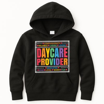 Daycare Provider And Childcare Provider Kids Hoodie