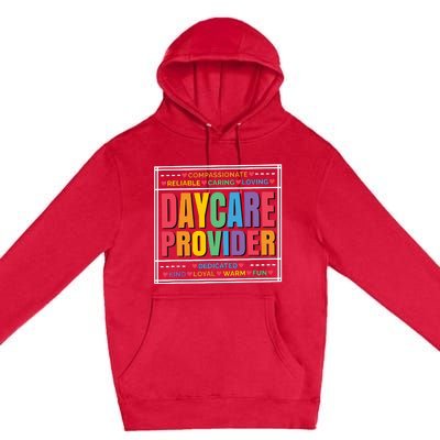 Daycare Provider And Childcare Provider Premium Pullover Hoodie