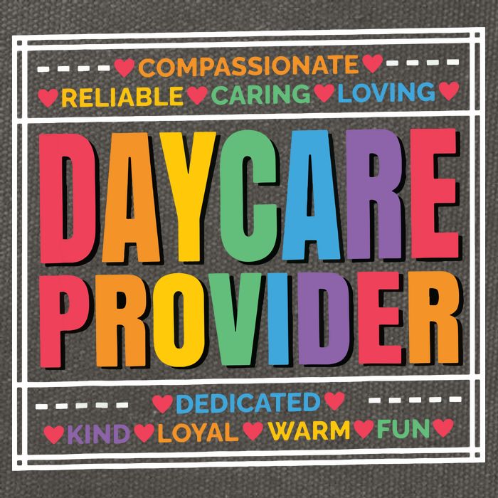 Daycare Provider And Childcare Provider Cotton Canvas Backpack
