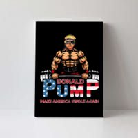 Donald Pump America Swole Again Trump 2024 Canvas