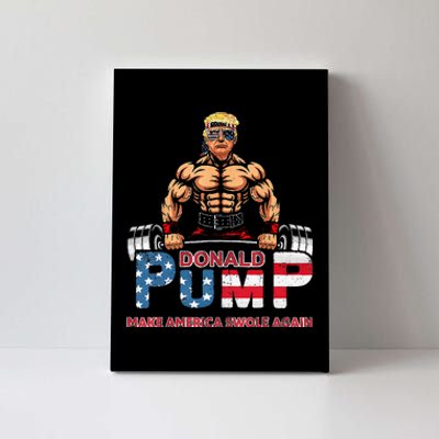 Donald Pump America Swole Again Trump 2024 Canvas