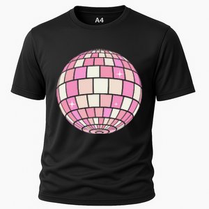 Danish Pastel Aesthetic Disco Ball Preppy Cooling Performance Crew T-Shirt