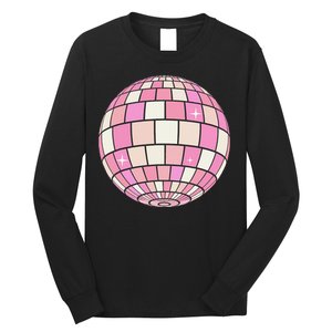 Danish Pastel Aesthetic Disco Ball Preppy Long Sleeve Shirt