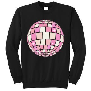 Danish Pastel Aesthetic Disco Ball Preppy Sweatshirt