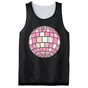 Danish Pastel Aesthetic Disco Ball Preppy Mesh Reversible Basketball Jersey Tank