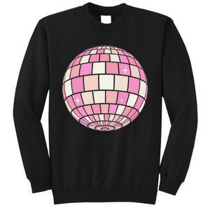 Danish Pastel Aesthetic Disco Ball Preppy Tall Sweatshirt