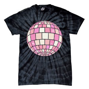 Danish Pastel Aesthetic Disco Ball Preppy Tie-Dye T-Shirt